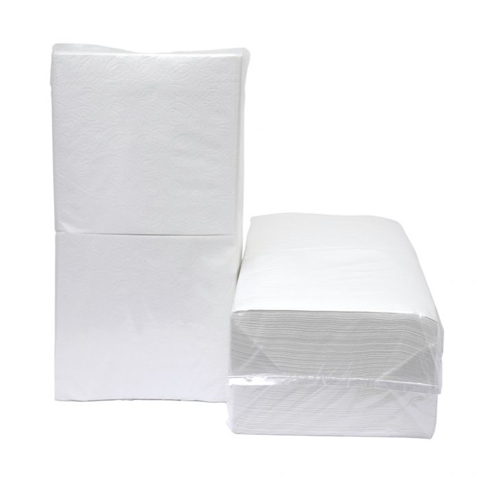 Servetten 33x33 cm Wit  9 Pack